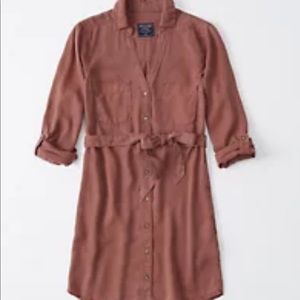 Abercrombie Long-sleeve Utility Shirtdress